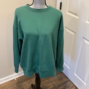 Used Green American Eagle Crewneck